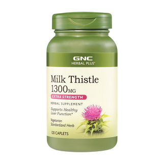 GNC Herbal Plus®乳薊果高效清肝精華 1300毫克 120粒 (平行進口)