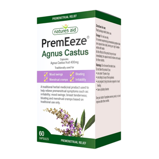 Natures Aid PremEeze 聖潔莓精華膠囊 60粒 (平行進口)