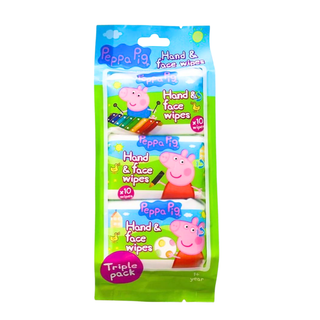Peppa Pig 小朋友面部身體濕紙巾 42張 (3包裝) (平行進口)