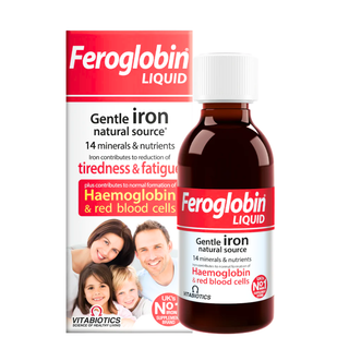 Vitabiotics B12鐵質營養補充劑(蜂蜜橙味)(適合3歲或以上、全家適用)200ml(平行進口)